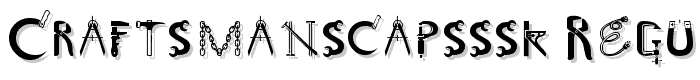 CraftsmanSCapsSSK Regular font